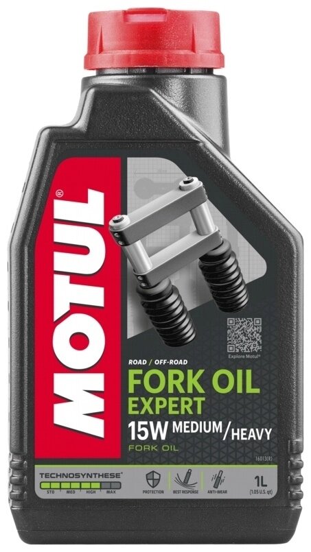 Motul Fork Oil Expert Medium/Heavy 15W 1 л от компании MetSnab - фото 1