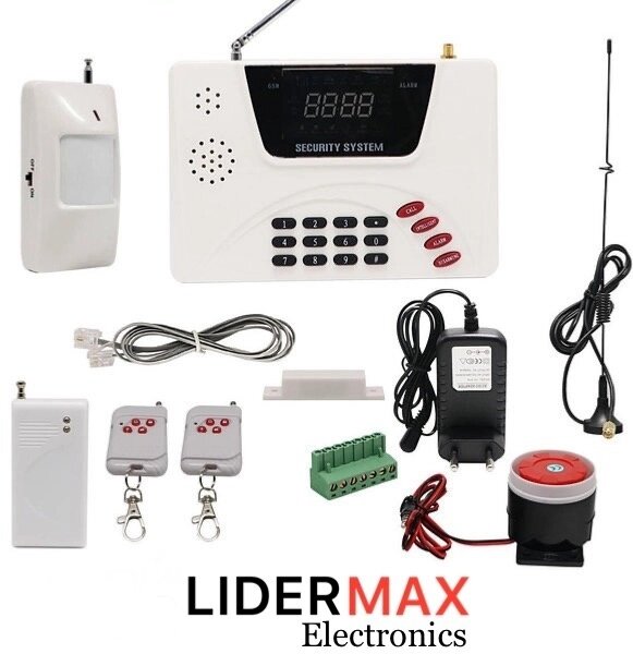 Охранная сигнализация GSM синий lidermax TM56B541 от компании MetSnab - фото 1