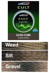 Ледкор со свинцовым сердечником Climax CULT Lead Core Weed 10m,45 lbs 10 м