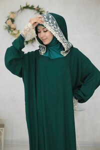 Намазник Muslima style 235002 зеленый универсальный