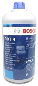 Тормозная жидкость гликолевая Bosch DOT 4 1 л