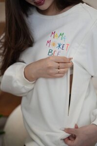 Свитшот Sunny Moms Store 11125 белый S