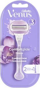 Gillette Venus Comfortglide Breeze бритвенный станок 1 шт + сменные кассеты 2 шт