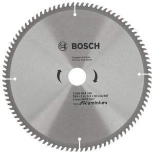 Пильный диск Bosch Eco Aluminium 2608644395 254x30 мм,96Т