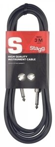 Кабель Stagg SGC3 Jack-Jack 3 м черный