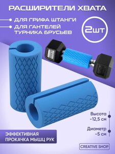 Ручки для эспандеров Sport Fit Расширители хвата 12,5 см