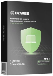 Программное обеспечение Dr. Web Антивирус Dr. Web Security Space GOLD