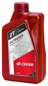 Моторное масло CEPSA синтетическое OUTBOARD 2T 1 л