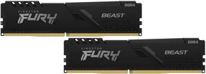 Оперативная память Kingston Fury Beast KF432C16BBK2/16 16 Гб