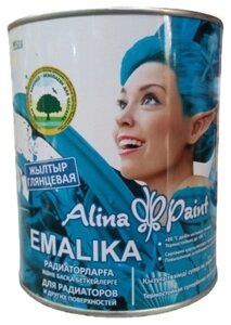 Alina Paint эмаль глянцевая Emalika 1 кг, тон белый