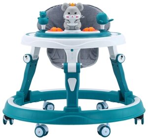 Классические ходунки BABY WALKER 056, мин. возраст 7 месяцев, зеленый