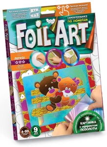 Картина из фольги Danko Toys Foil Art Два мишки FAR-01-08