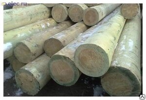 Деревянная Опора ЛЭП пропитанная 11,0 м