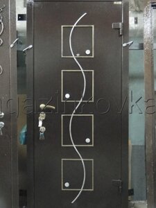 Дверь кованая «Индира Х» металлическая с ковкой