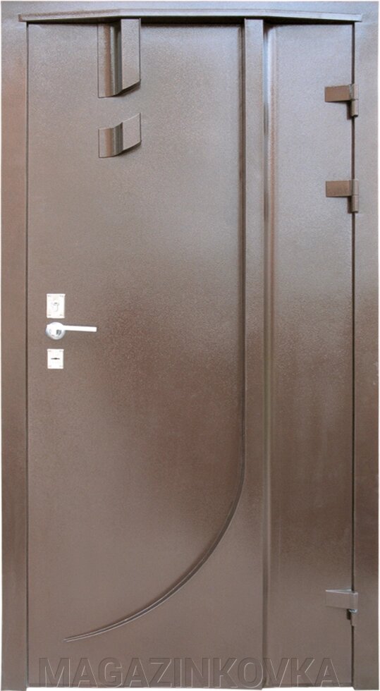 Дверь кованая металлическая с металлоизгибом от компании MAGAZINKOVKA - фото 1