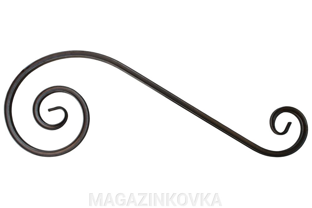 Элементы художественной ковки "Волюта" Т-15x765x265x135 мм от компании MAGAZINKOVKA - фото 1