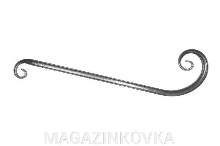 Элементы художественной ковки "Волюта" Т-20x640x155x65 мм от компании MAGAZINKOVKA - фото 1