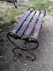 Скамейка ритуальная кованая металлическая «Бабочка 0.9м Х" в Москве от компании MAGAZINKOVKA