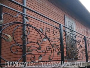 Перила кованые «Майами Х» металлические в Москве от компании MAGAZINKOVKA