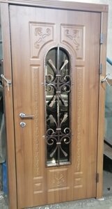 Двери кованые металлические входные морозостойкие с терморазрывом