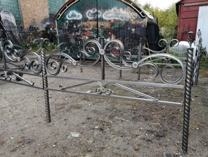 Ритуальная оградка кованая металлическая "Отрада 25Х" в Москве от компании MAGAZINKOVKA