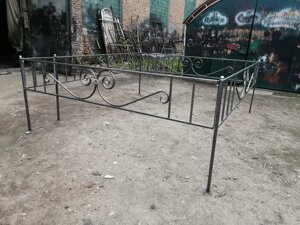 Ритуальная оградка кованая металлическая «Виктория Х»