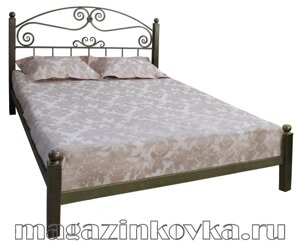 Кровать кованая «Юнона X»  двуспальная металлическая в Москве от компании MAGAZINKOVKA