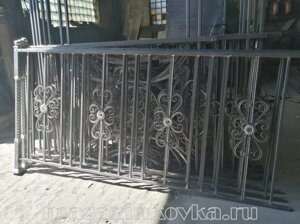 Перила кованые «Ранчо X» металлические в Москве от компании MAGAZINKOVKA
