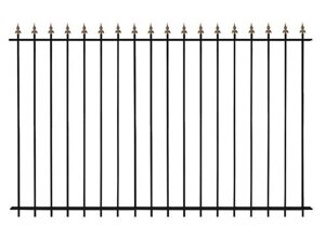 Забор кованый металлический «Виталина Х»