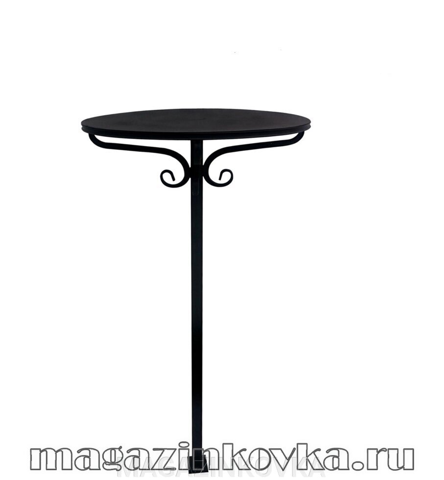 Стол кованый ритуальный «Круглый Х» металлический от компании MAGAZINKOVKA - фото 1