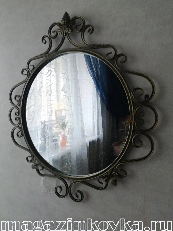 Зеркало кованое Отражение металлическое от компании MAGAZINKOVKA - фото 1