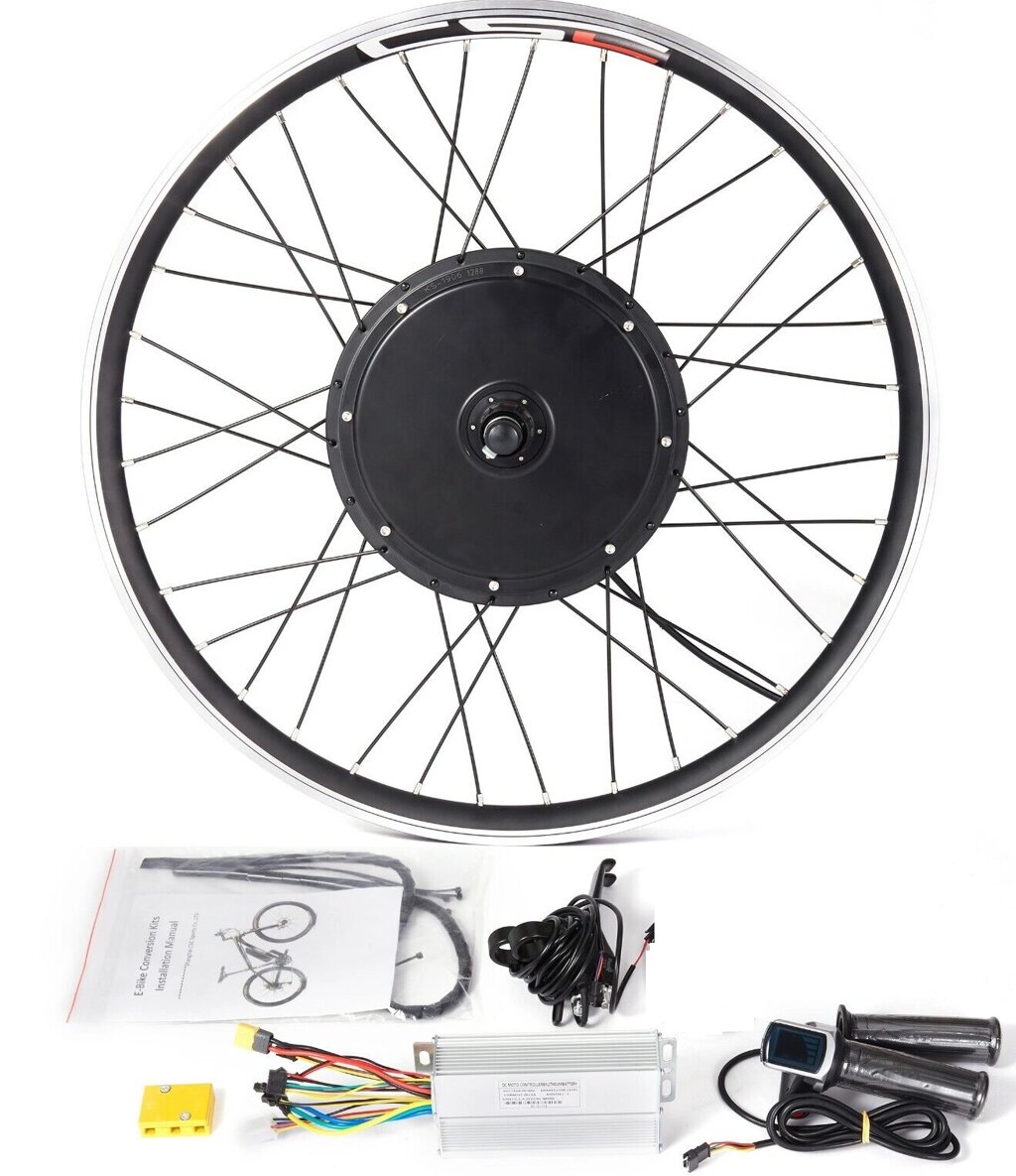 Комплект мотор колесо 1000 Вт прямое для электровелосипеда от компании motorkolesa - фото 1