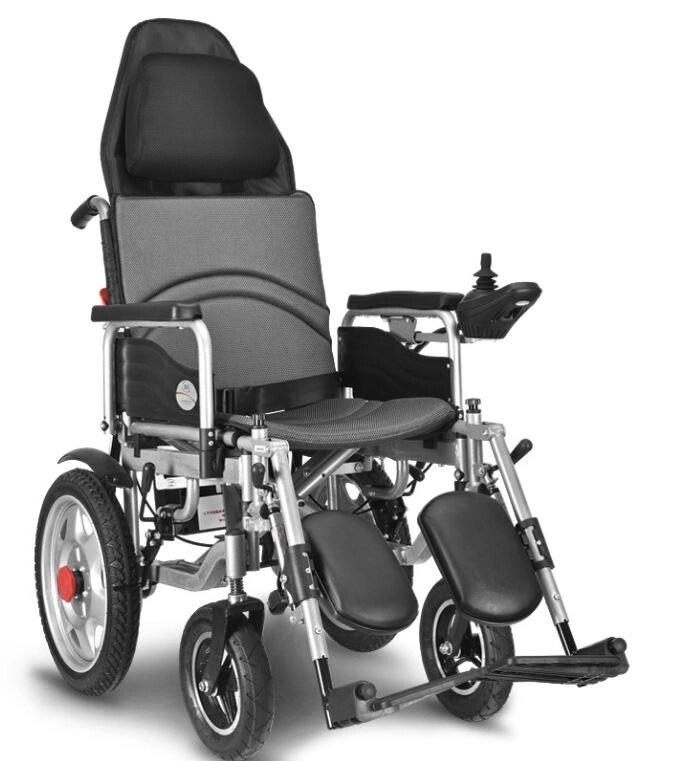 Кресло коляска инвалидная электрическая motion energy GFD025 с наклоном спинки и ног от компании motorkolesa - фото 1