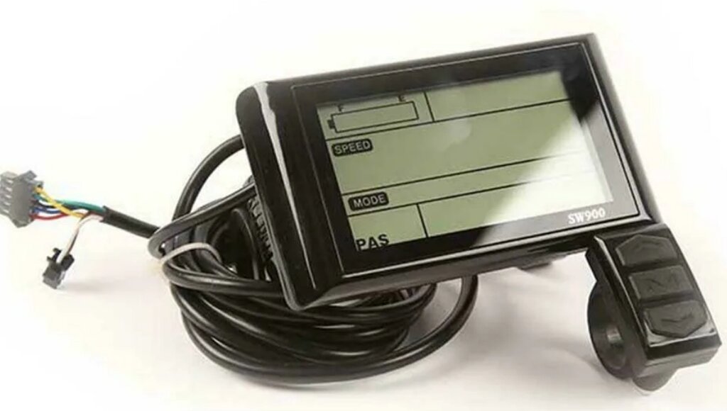 LCD-дисплей для контроллера мотор колеса электровелосипеда SW 900 от компании motorkolesa - фото 1