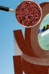 Лента противоскользящая красная с абразивным покрытием рулон 18,3 см ширина 25 мм