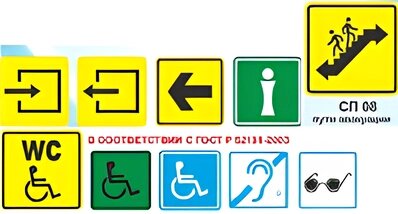 Тактильная пиктограмма 150х150 мм от компании ООО "АКТИВ ИНТЕГРО" г. РОСТОВ-НА-ДОНУ - фото 1
