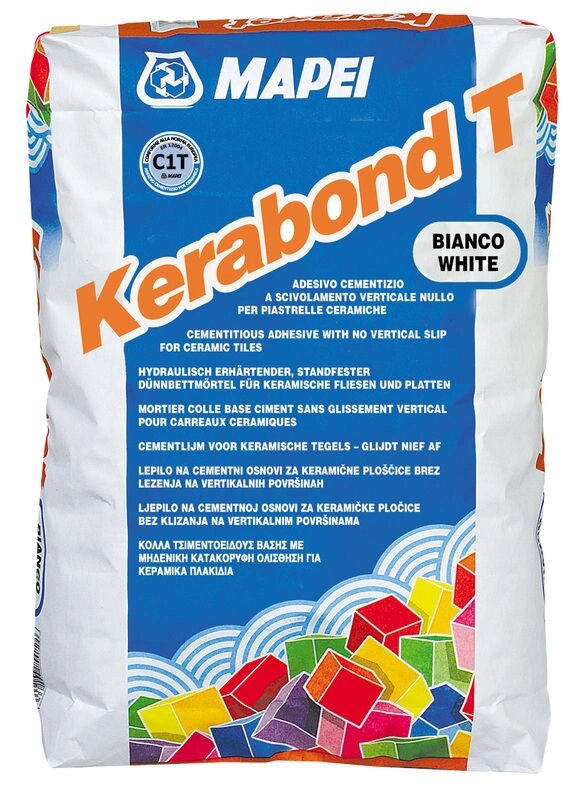 Клей для плитки Kerabond T-R белый, 25кг - опт