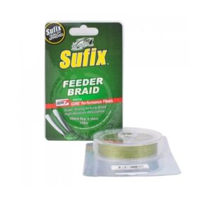 Леска Sufix Feeder Braid Gore Olive Green 100м 0,12мм