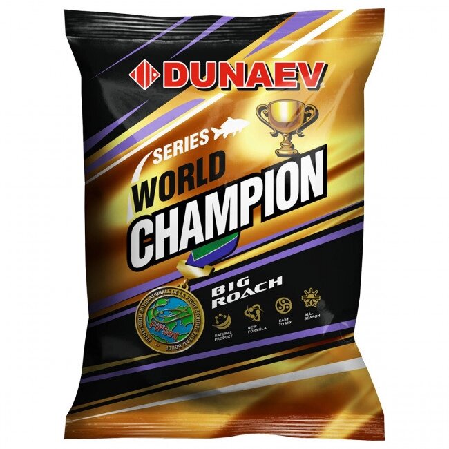 Прикормка "DUNAEV" - World Champion 1кг Big Roach от компании Природа66 - фото 1