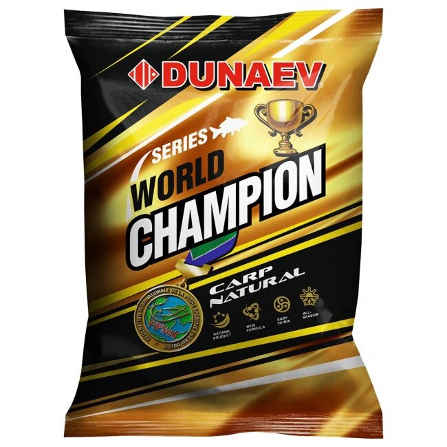 Прикормка "DUNAEV" - World Champion 1кг Carp Natural от компании Природа66 - фото 1
