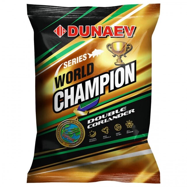 Прикормка "DUNAEV" - World Champion 1кг Double Coriander от компании Природа66 - фото 1