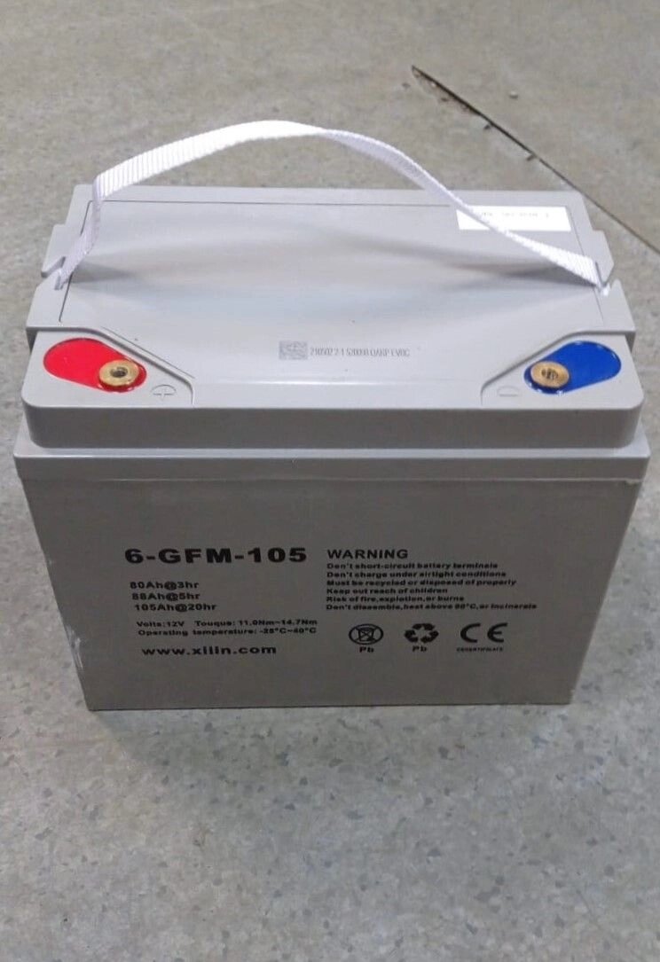 Аккумулятор для штабелёров CDD10R-E/CDD12R-E/CDD15R-E/IWS/WS 12V/105Ah гелевый (Gel battery) от компании ГК Автооборудование - фото 1