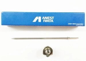 ANEST IWATA Комплект сопло и дозирующая игла 1,4мм для LPH-101/300 от компании ГК Автооборудование - фото 1