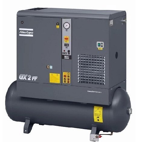 ATLAS COPCO GX2-10P Компрессор винтовой в напольном исполнение (комплектация PACK) от компании ГК Автооборудование - фото 1