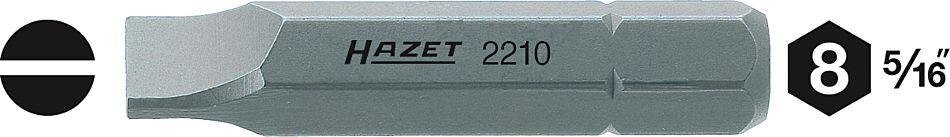 Бита с прямым шлицом HAZET 2210-10 от компании ГК Автооборудование - фото 1