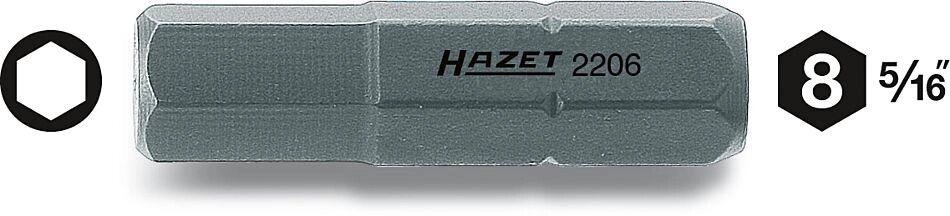 Бита шестигранная HAZET 2206-10 от компании ГК Автооборудование - фото 1