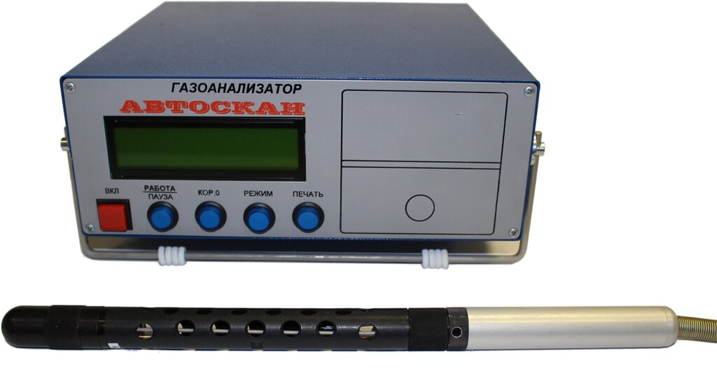 Двухкомпонентный газоанализатор МЕТА  АВТОТЕСТ-01.04 (2 кл) с каналом измерения дымности от компании ГК Автооборудование - фото 1