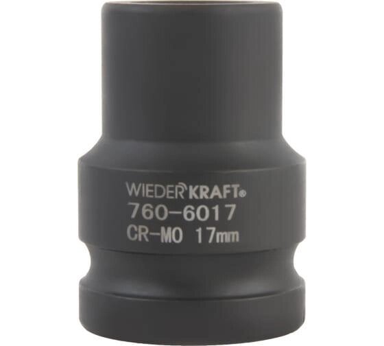 Головка ударная 6-гранная (17 мм; 3/4) WIEDERKRAFT WDK-760-6017 от компании ГК Автооборудование - фото 1
