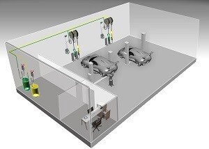 HPMCO-04-2 Автоматизированная стационарная cистема раздачи и учета масла, на 2 масла, 2 поста от компании ГК Автооборудование - фото 1