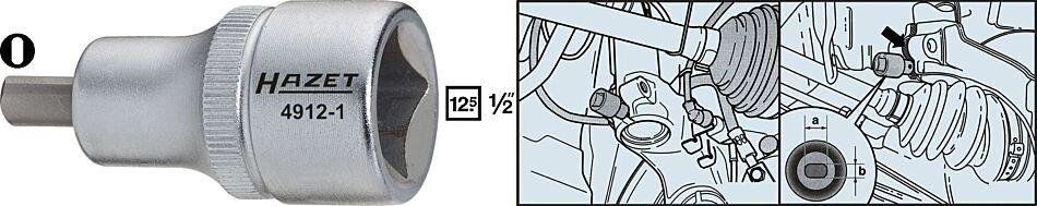 Инструмент для корпуса ступичного подшипника HAZET 4912-2 от компании ГК Автооборудование - фото 1